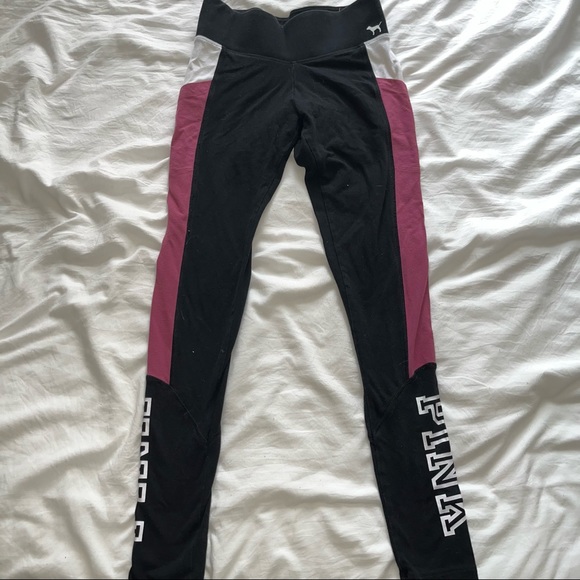 Pink Victoria’s Secret yoga leggings - Picture 2 of 3